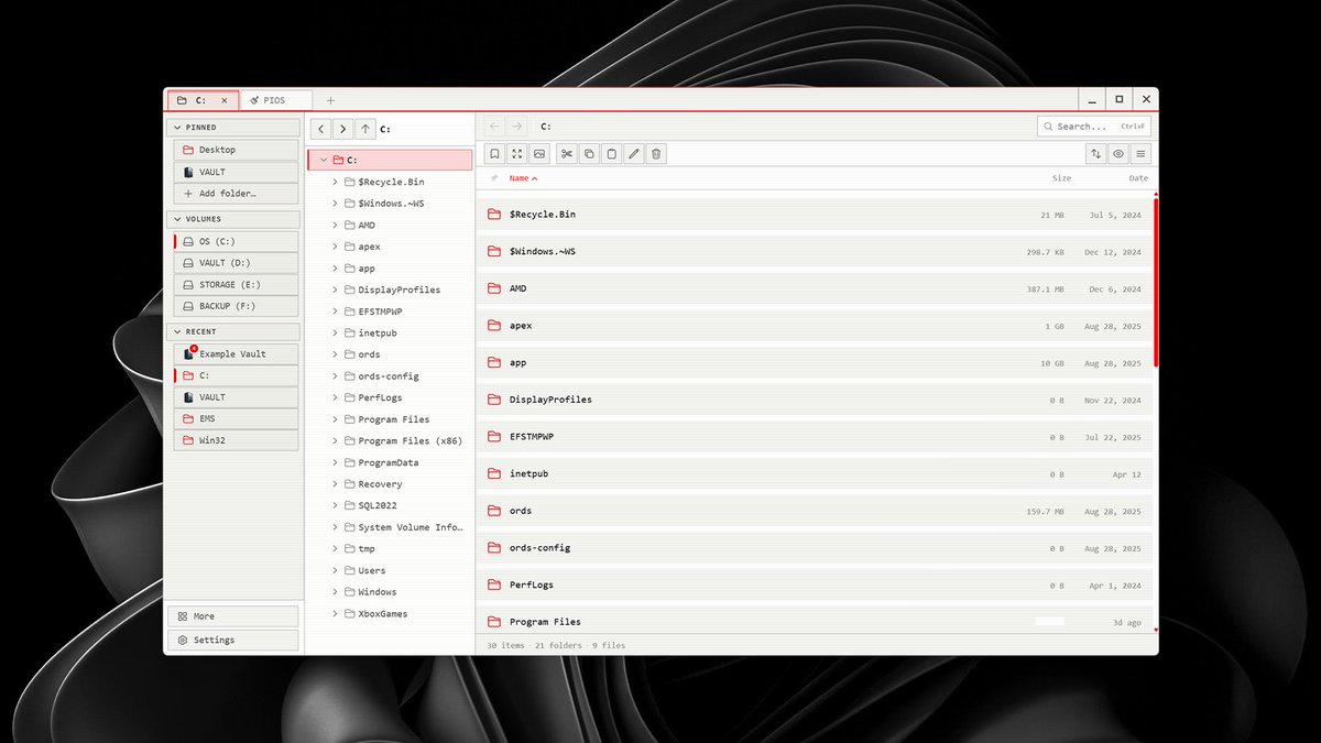 Stoum51's tweet photo. What do you think of my file manager theme? https://t.co/DPldPcrpre
