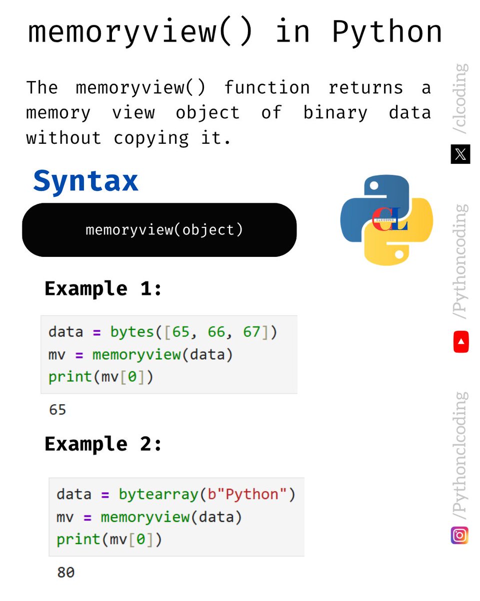 Python Coding tweet media