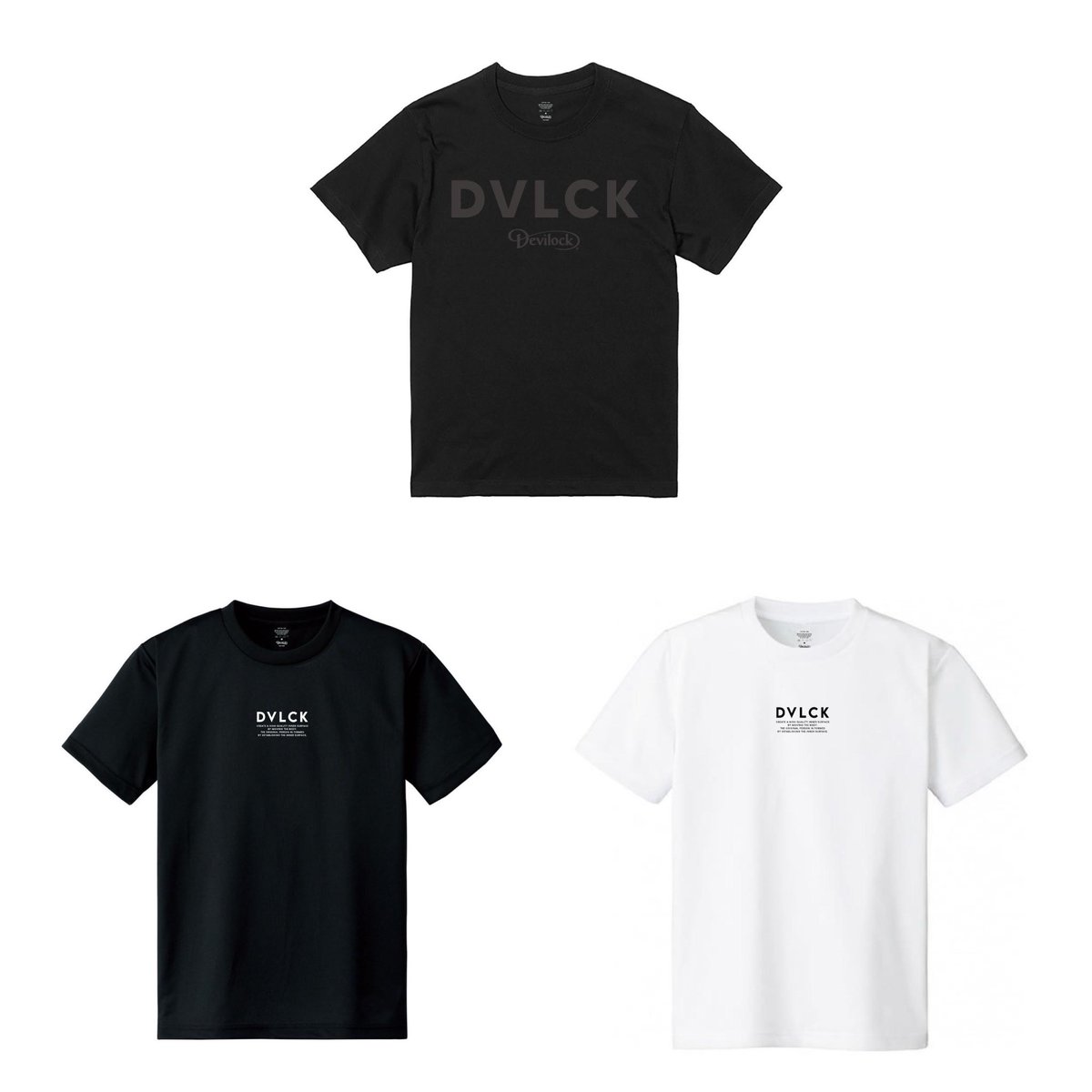 DEVILOCKNIGHT's tweet photo. 夏の必須アイテム、ドライTシャツの登場です。
速乾性のある素材を使用しており快適な着心地です。
スポーツウェアやファッションとして普段着はもちろんジョギングやウォーキングなどの日常のアクティブシーンにも◎

予約販売期間:5月13日(水)〜5月15日(金)23時59分

https://t.co/zirIumIYEw https://t.co/YjNwFsHtai