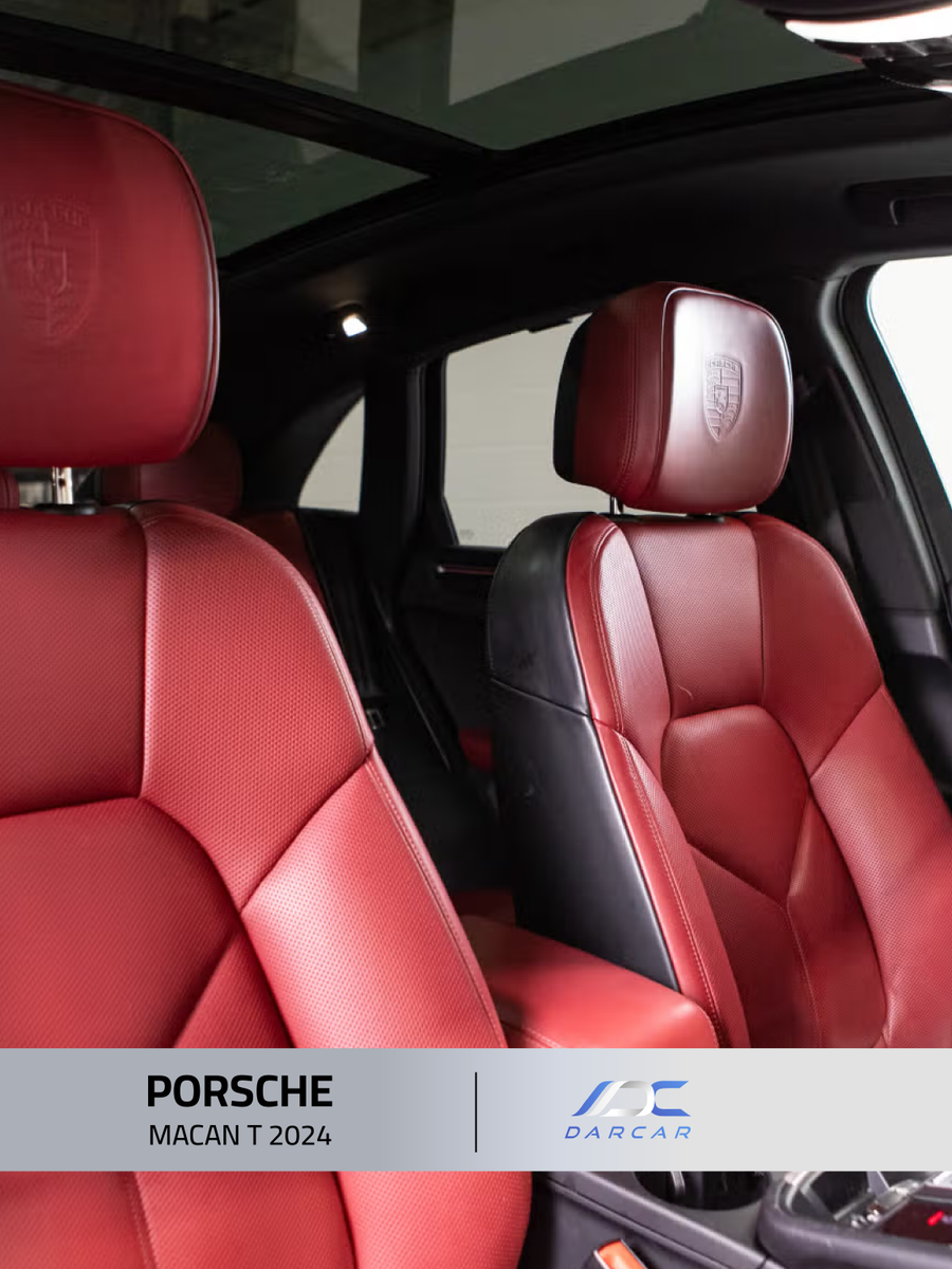 SaDarcar's tweet photo. Porsche Macan T
_____._____._____._____

المواصفات:
 الموديل/ 2024🔹
 الحاله/ مستخدمه🔹
 الممشى/ ٢٠ الف كيلومتر🔹
المحرك/ سته سلندر- 3.0L - ٢٦١ حصان🔹
اللون الخارجي/ فضي Dolomite Silver Metallic🔹
اللون الداخلي / احمر🔹
الجنط مقاس 21🔹
All Wheel Drive🔹
Premium Plus Package🔹
Sport Chrono Package🔹
Apple CarPlay & Google Android🔹
نظام الإضاءة الداخلية المتغيرة🔹
نظام الملاحه ( الخرائط)🔹
شاشة عرض أمامية🔹
كاميرا وحساسات🔹
النقاط العمياء🔹
الدخول الذكي🔹
مكيف خلفي🔹
فتحت سقف بانوراما🔹
تسخين عجلة القيادة🔹
تسخين وتبريد المقاعد🔹
نظام الصوت Bose Sound🔹
تحكم كهربائي للمقاعد وتخزينها🔹
اختيار وضع القيادة Dynamic Driving Mode🔹
نظام تحذير وتحديد المسار Lane Keeping Assist🔹
اضاءه اماميه LED Porsche Dynamic Light System🔹

___._____._____._____
💰   السعر/ ٢٣٨ الف ريال سعودي🔹
⏪️ السعر المذكور شامل جميع المصاريف من(تخليص جمركي / نقل / شحن / تأمين إلزامي / اصدار لوحة واستمارة/ توصيل الى باب العميل) عدا ( الجمرك وضريبة القيمة المضافة)
_____._____._____._____

للحجز والاستفسار
جاهزون للرد على جميع طلباتكم واستفساراتكم على:
💬⏬️
واتس اب✔️
+966 58 000 8555
الانستقرام✔️
https://t.co/ffYMpx5i18▫️