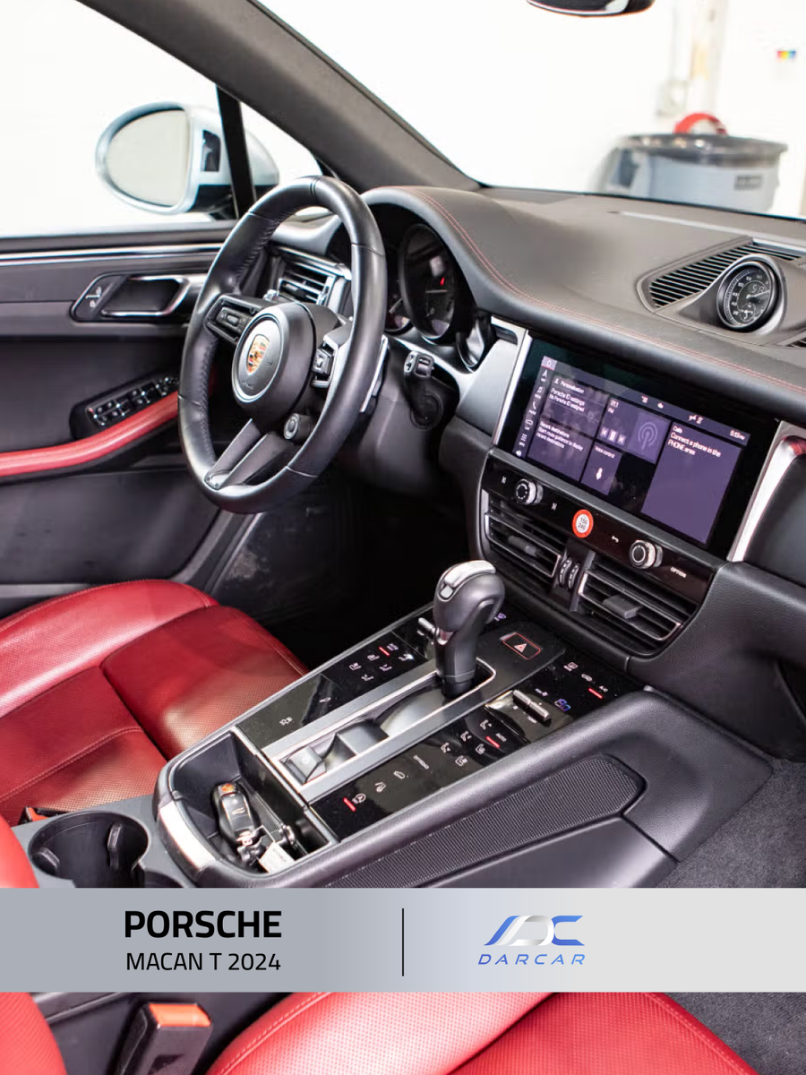 SaDarcar's tweet photo. Porsche Macan T
_____._____._____._____

المواصفات:
 الموديل/ 2024🔹
 الحاله/ مستخدمه🔹
 الممشى/ ٢٠ الف كيلومتر🔹
المحرك/ سته سلندر- 3.0L - ٢٦١ حصان🔹
اللون الخارجي/ فضي Dolomite Silver Metallic🔹
اللون الداخلي / احمر🔹
الجنط مقاس 21🔹
All Wheel Drive🔹
Premium Plus Package🔹
Sport Chrono Package🔹
Apple CarPlay & Google Android🔹
نظام الإضاءة الداخلية المتغيرة🔹
نظام الملاحه ( الخرائط)🔹
شاشة عرض أمامية🔹
كاميرا وحساسات🔹
النقاط العمياء🔹
الدخول الذكي🔹
مكيف خلفي🔹
فتحت سقف بانوراما🔹
تسخين عجلة القيادة🔹
تسخين وتبريد المقاعد🔹
نظام الصوت Bose Sound🔹
تحكم كهربائي للمقاعد وتخزينها🔹
اختيار وضع القيادة Dynamic Driving Mode🔹
نظام تحذير وتحديد المسار Lane Keeping Assist🔹
اضاءه اماميه LED Porsche Dynamic Light System🔹

___._____._____._____
💰   السعر/ ٢٣٨ الف ريال سعودي🔹
⏪️ السعر المذكور شامل جميع المصاريف من(تخليص جمركي / نقل / شحن / تأمين إلزامي / اصدار لوحة واستمارة/ توصيل الى باب العميل) عدا ( الجمرك وضريبة القيمة المضافة)
_____._____._____._____

للحجز والاستفسار
جاهزون للرد على جميع طلباتكم واستفساراتكم على:
💬⏬️
واتس اب✔️
+966 58 000 8555
الانستقرام✔️
https://t.co/ffYMpx5i18▫️