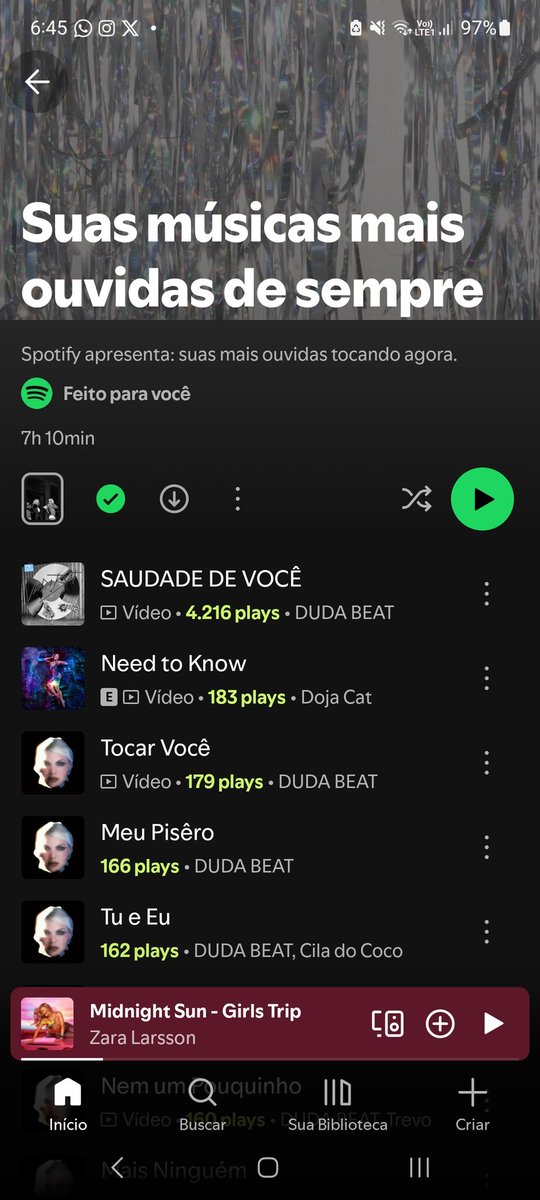 Dougrau_'s tweet photo. Do dia que a duda beat prometeu uma box com mimos para quem criasse uma playlist e mais ouvisse "saudade de você" até hj nunca vi o resultado kkk, Duda beat meu amor, até hoje eu espero minha camisa que vc prometeu (te amo diva 💖 https://t.co/ySjMnfSUSL