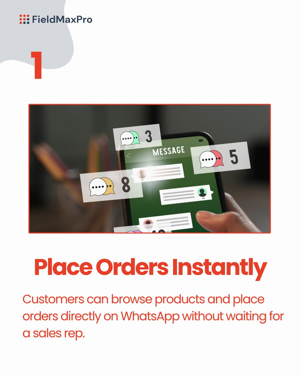 FieldMaxPro_'s tweet photo. Our customers don’t need to wait for a sales rep anymore. With the FieldMaxPro WhatsApp Chatbot, every chat becomes an instant sales opportunity. Customers can get answers, check product details and place orders directly right inside WhatsApp.
No delays. No back-and-forth. https://t.co/PRTNYynb6S