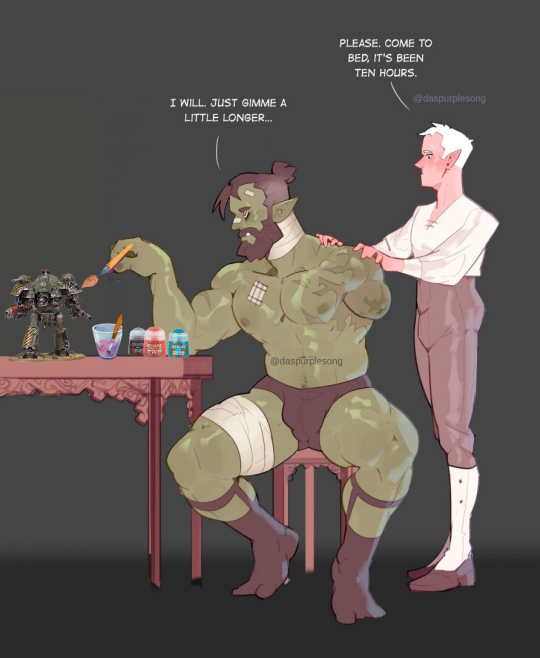 daspurplesong's tweet photo. Warhammer Boyfriends am I right?😒 https://t.co/hKmcSY8t8P