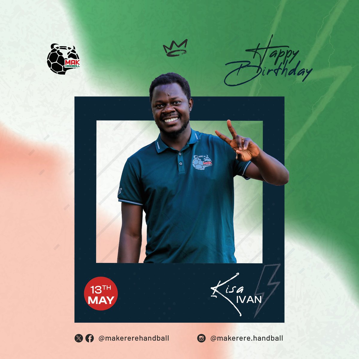 makererehandbal's tweet photo. Today is a big day in the #makhandballfamily 💃🕺we celebrate a star🌟 , a mentor ☺️, a friend😌 ,a coach 🫡and a celebrity 🤭😌 
Happiest birthday @ivankisa18  , the heavy brain behind #Makhandall ,may this new age bring you more blessings and wins ,we love u 🥰 @MakerereSports https://t.co/neQgsF7Zbt