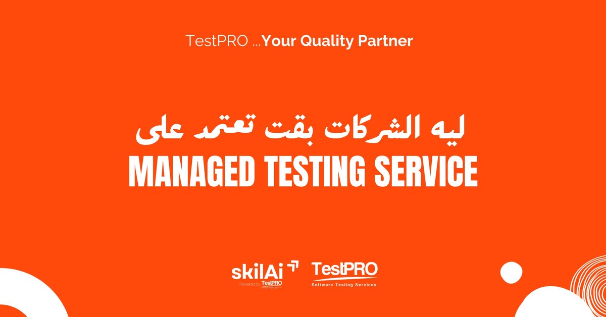 TestPRO for Software Testing Services tweet media