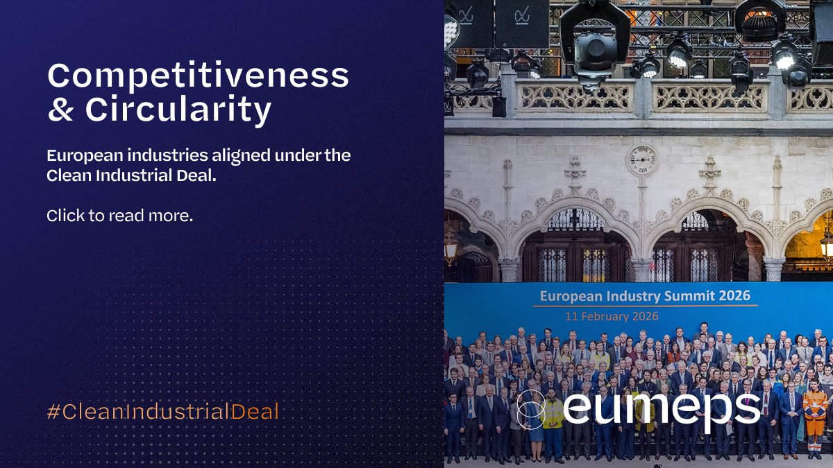 EUMEPS's tweet photo. ♻️Circular performance depends on a resilient industrial value chain.
Competitiveness and sustainability must advance together to ensure scalable and measurable outcomes.

🔗Read: https://t.co/uUk6TFVLqd

#eumeps #eps #epsindustry #policy #circularity #construction #packaging https://t.co/dajwM4Dp3F