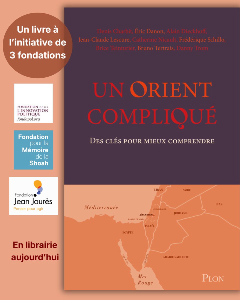 Fondation_Shoah's tweet photo. #parution "Un Orient compliqué. Des clés pour mieux comprendre" est un livre collectif auquel Pierre-François Veil, président de notre Fondation décédé la semaine dernière, tenait beaucoup. 

Une initiative FMS, @Fondapol et @j_jaures aux @EditionsPlon 

https://t.co/6TpxWwVWef https://t.co/Zp2ibEFU9L