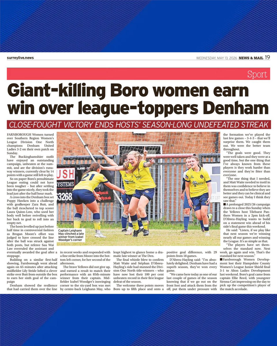 Farnborough FC tweet media