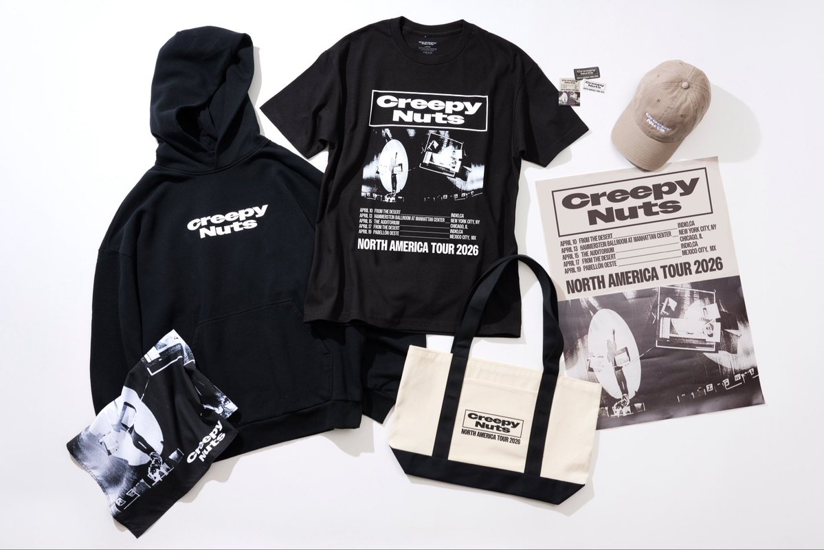 at the BEING studioシリーズ 特典ライナーノーツ【全16作品】 NORTH AMERICA TOUR 2026 OFFICIAL GOODS 受注販売受付中
