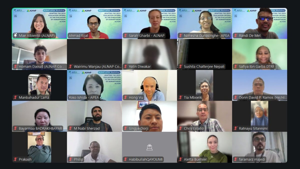 Asia Pacific Evaluation Association tweet media