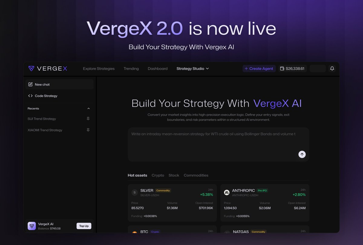 VergeX AI tweet media