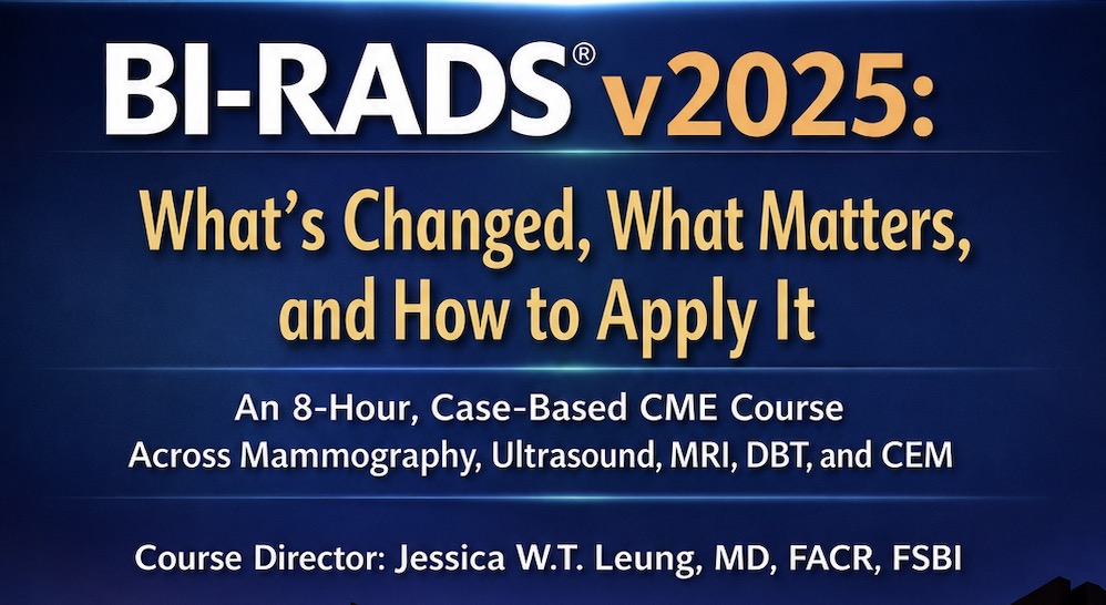 cmescience's tweet photo. Streaming On-Demand Now: BI-RADS® v2025: What’s Changed, What Matters, and How to Apply It – 8.0 AMA PRA Category 1 CME https://t.co/oXVnbpwgd9 #RadCME #radiologist #CME #RadRes https://t.co/6TTdJ9cAAq https://t.co/JLkkBI81y7