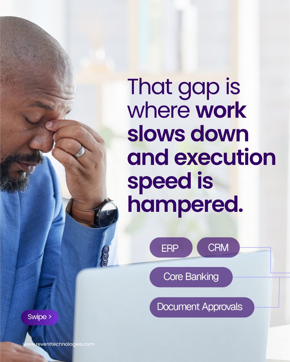 ReventTech's tweet photo. Organizations that move slowly on technology and talent decisions are not being cautious. They are falling behind. 

The companies pulling ahead have figured out that execution is itself a competitive asset - one you can build deliberately. https://t.co/LyV5P7Jjoo