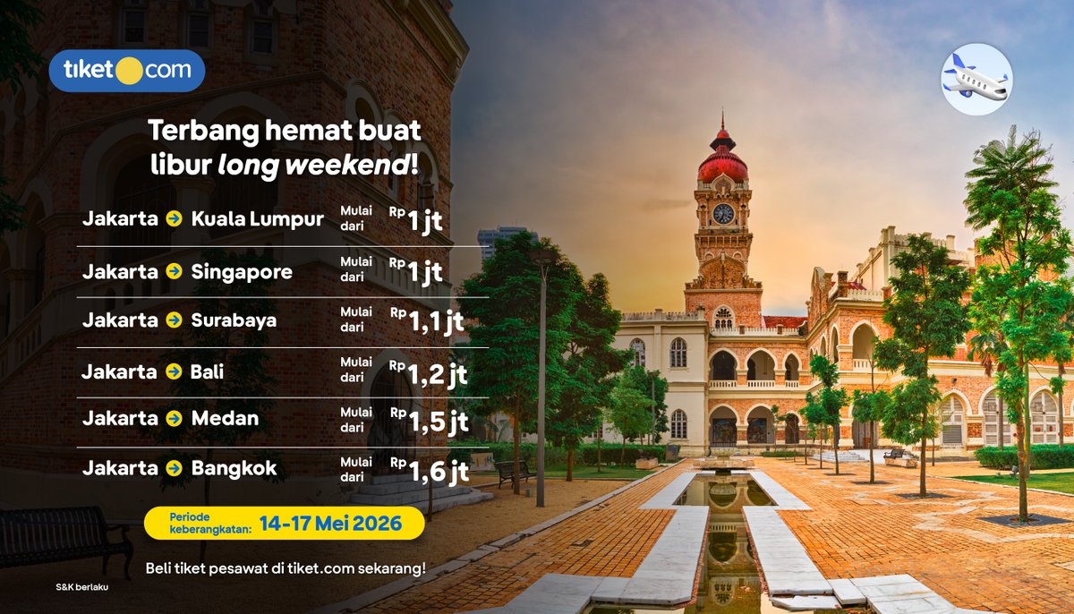 tiket.com tweet media