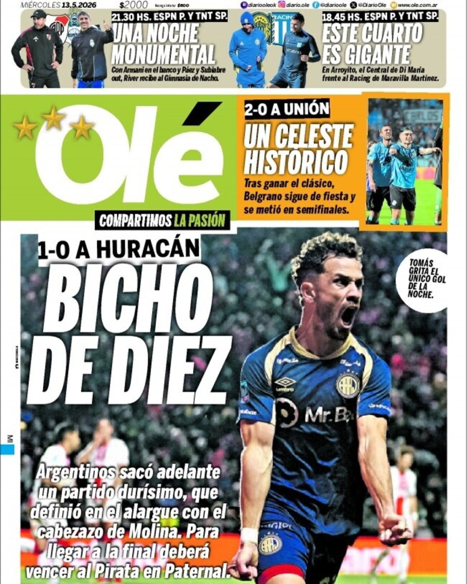 Diario Olé tweet media