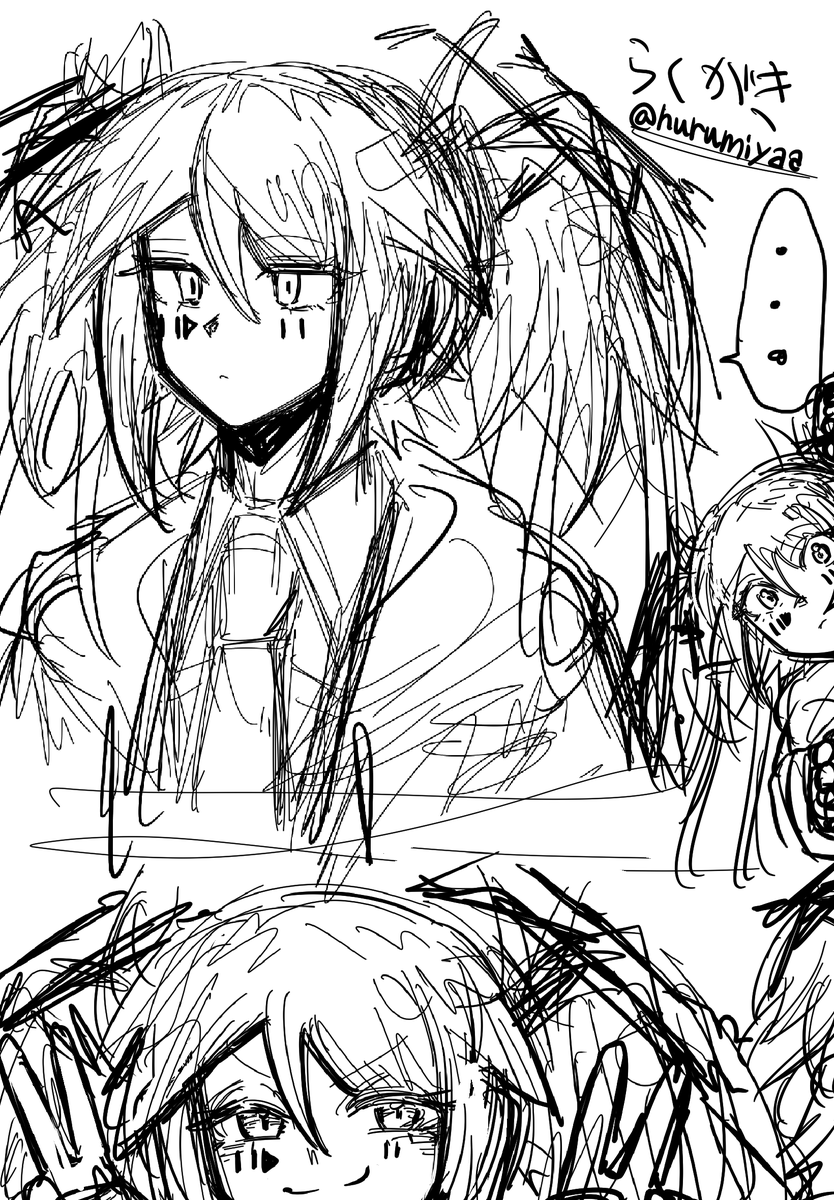 hurumiyaa's tweet photo. 私へ、ラクガキ描いてないで早く曲作ってください。 https://t.co/F4Lfdohlbf