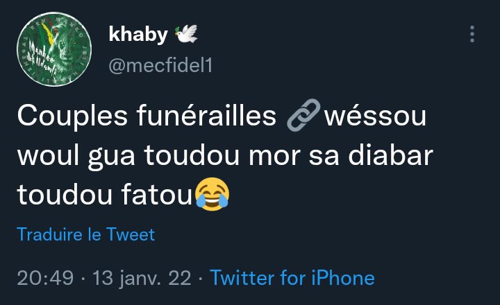_Babacar_9's tweet photo. 🚨THREAD:Les meilleurs tweets all time de la Tl 221🇸🇳😭:
@Nabyleu @ElhadjiKandji1 @Boubacar_Niasse https://t.co/8m35zRrZ2X