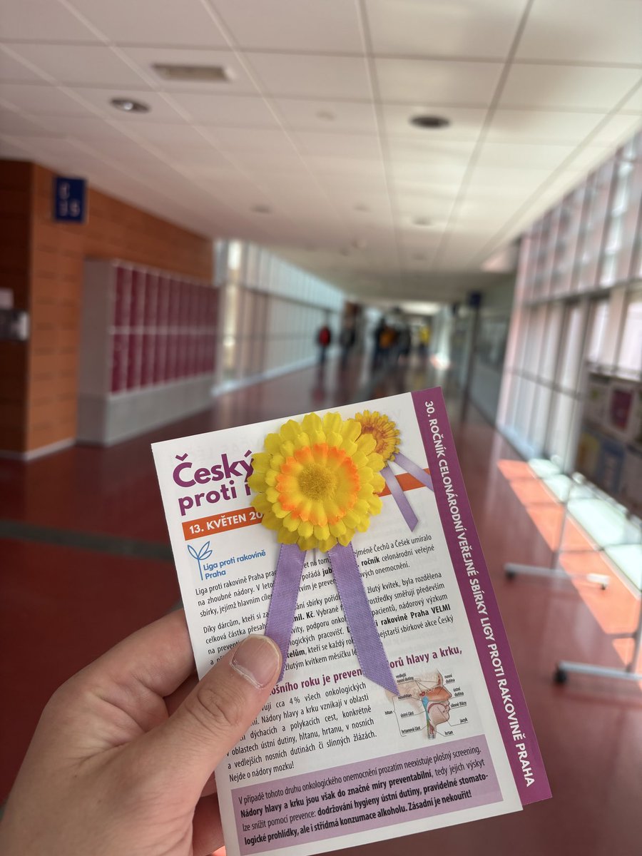 JanBrizdala's tweet photo. 💛 Nepodceňujte prevenci a podpořte boj proti rakovině. ❤️ 13. květen, Český den proti rakovině https://t.co/NK2zBInHrD