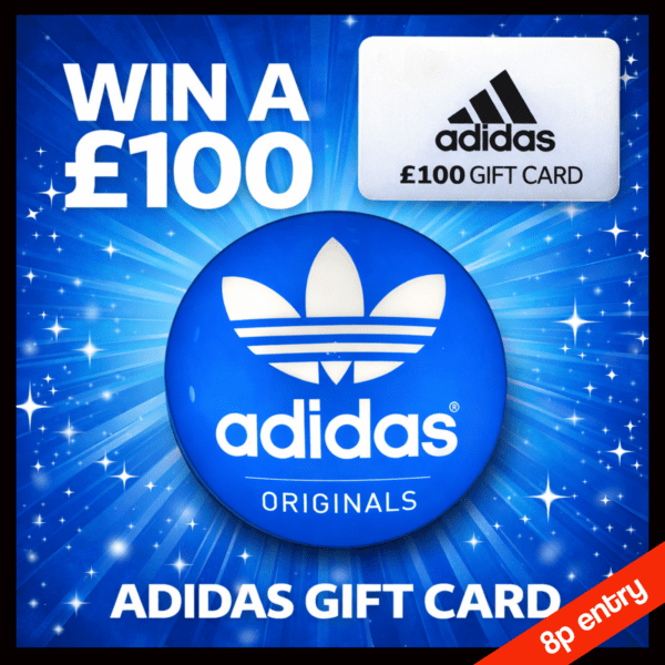 MS_Competitions's tweet photo. Fancy treating yourself to some fresh adidas gear?

We’re giving YOU the chance to win a £100 adidas gift card — and it’ll only cost you 8p to enter!

✨ Perfect for upgrading your wardrobe this summer
✨ Huge value for next to nothing
✨ Winner drawn THIS FRIDAY!

 Enter now >> https://t.co/5piIBax2Jp