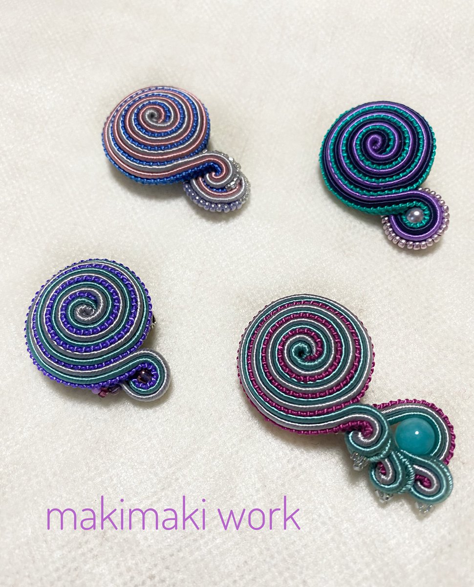 makimaki_work's tweet photo. 久しぶりに新作ブローチをクリーマに出品いたしました。これからの季節に使いやすい色合いです^_^
https://t.co/Xngal8xn37

#ソウタシエ　#ハンドメイドアクセサリー https://t.co/HGNihbgV0z