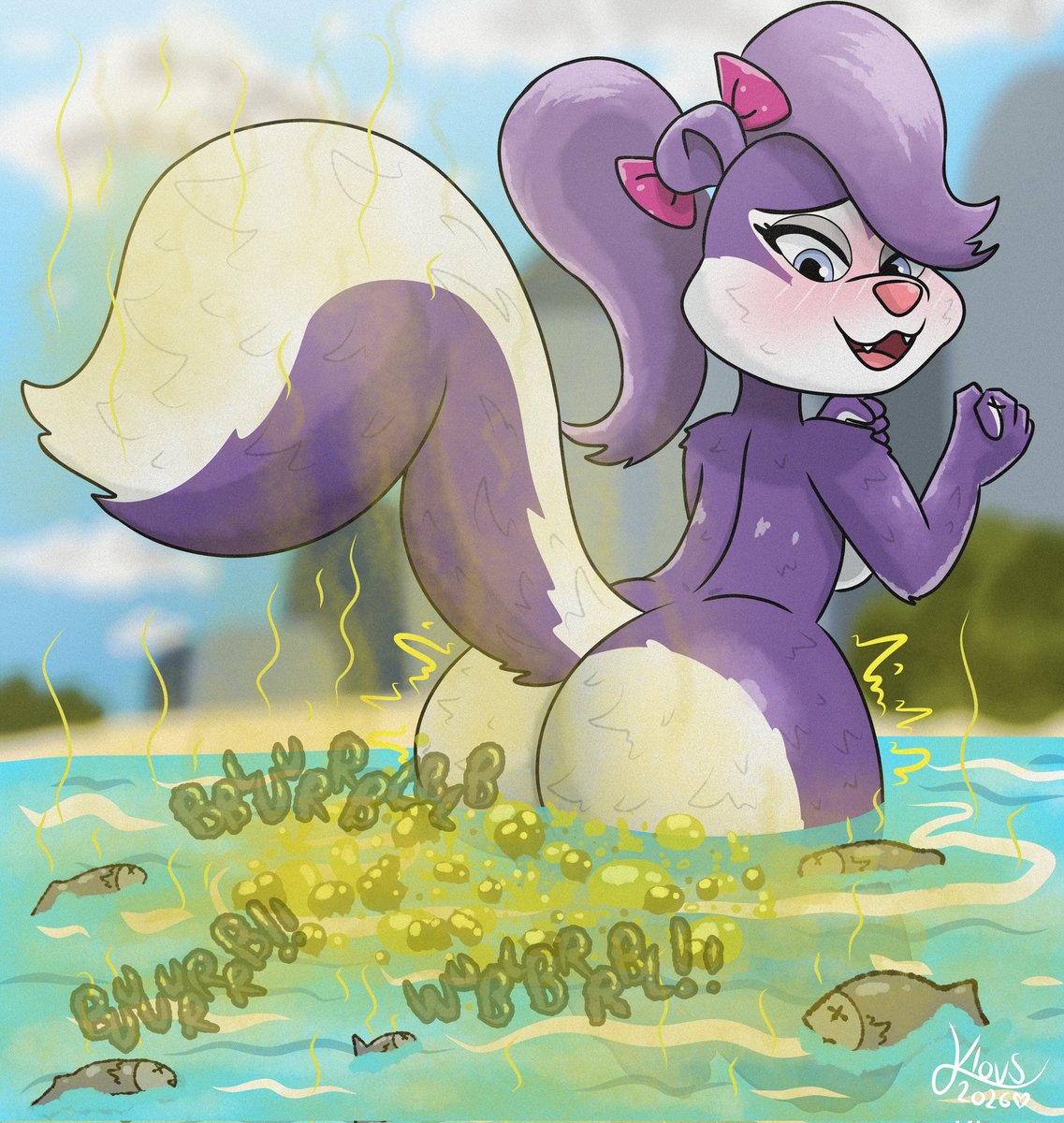 Klovsi's tweet photo. I'm back! Or rather, I never really left, I've always been lurking in the shadows... 
It's been a really busy few months with university! But the semester's almost over! I'll be posting some commissions I've been working on in the meantime. Thank you so for your support guys 💙 https://t.co/WC5vAg9A4V