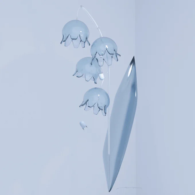 透明な花