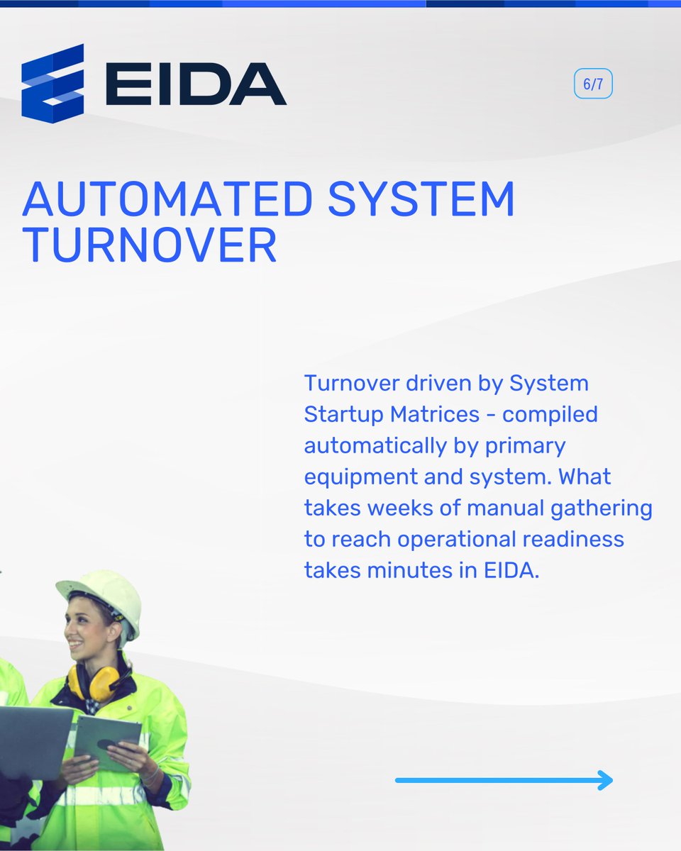 eidasolutions's tweet photo. to qualification-ready system #handover, EIDA manages every phase with logic-driven #commissioning on a single platform.  Talk to us today 👉 https://t.co/ffgX437Cn9 https://t.co/jZqoPqCBfW