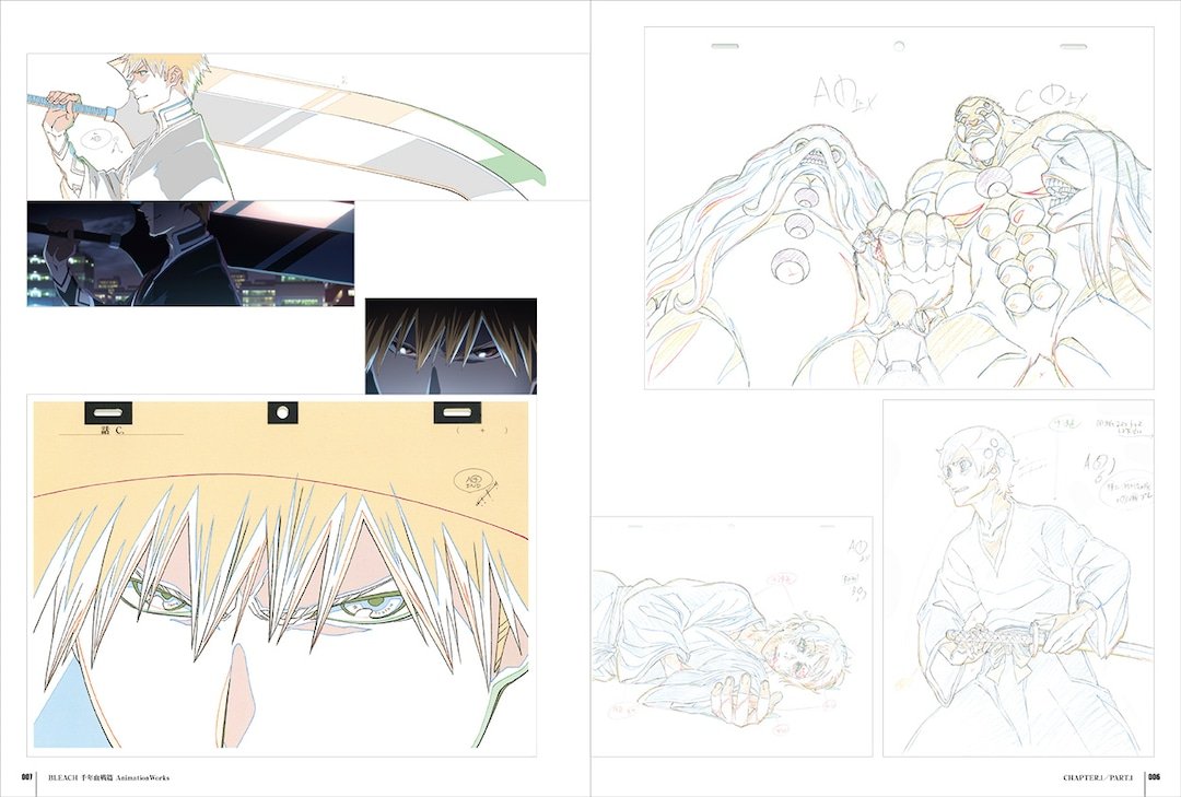 nayem_saki's tweet photo. Bleach tybw cour 1 animation works book sample #bleach https://t.co/D8K0D7qxGo