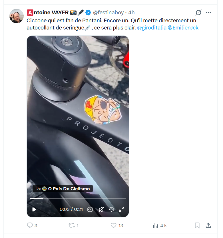 Compte Anti-Bêtises de l'Anti-Dopage tweet media