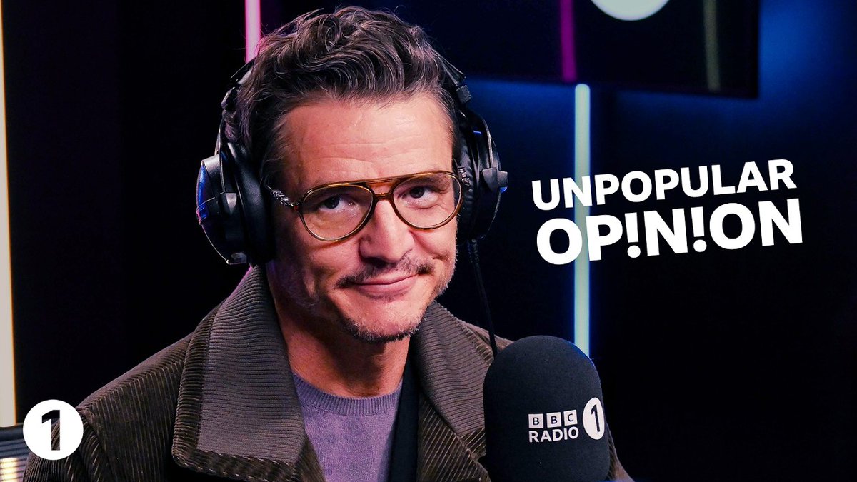 JediNewsNetwork's tweet photo. Pedro Pascal Rates Your Unpopular Opinions on BBC Radio 1 - https://t.co/19v2N5hA6y #StarWars #TheMandalorianAndGrogu @TheMandalorian #PedroPascal @BBCR1 #GregJames #UnpopularOpinion #JediNewsNetwork https://t.co/nOkvtrHnJE