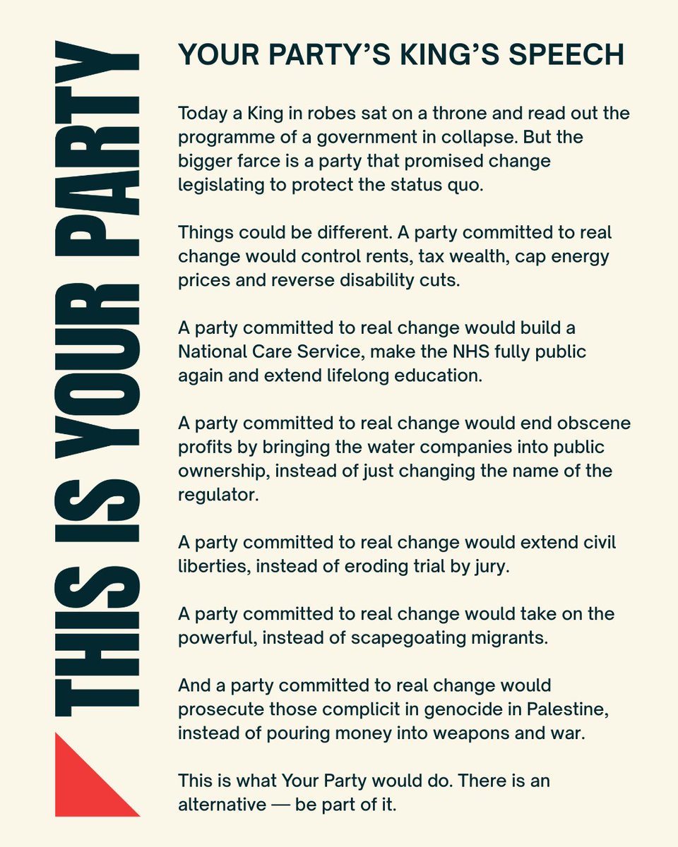 Your Party tweet media