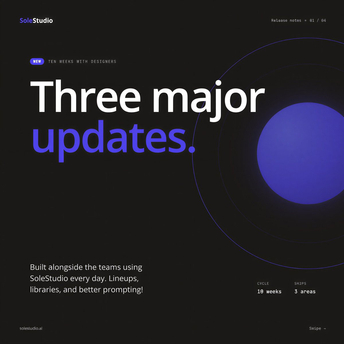 SoleStudioai's tweet photo. Over the past 10 weeks I've worked closely with customers and prospects to make SoleStudio better than ever! Introducing:
- Bulk Actions (prompt, layout, fuse)
- Asset Libraries 
- Extract swatches from images
- Draw on images for prompting https://t.co/c6xPKjKIJ1