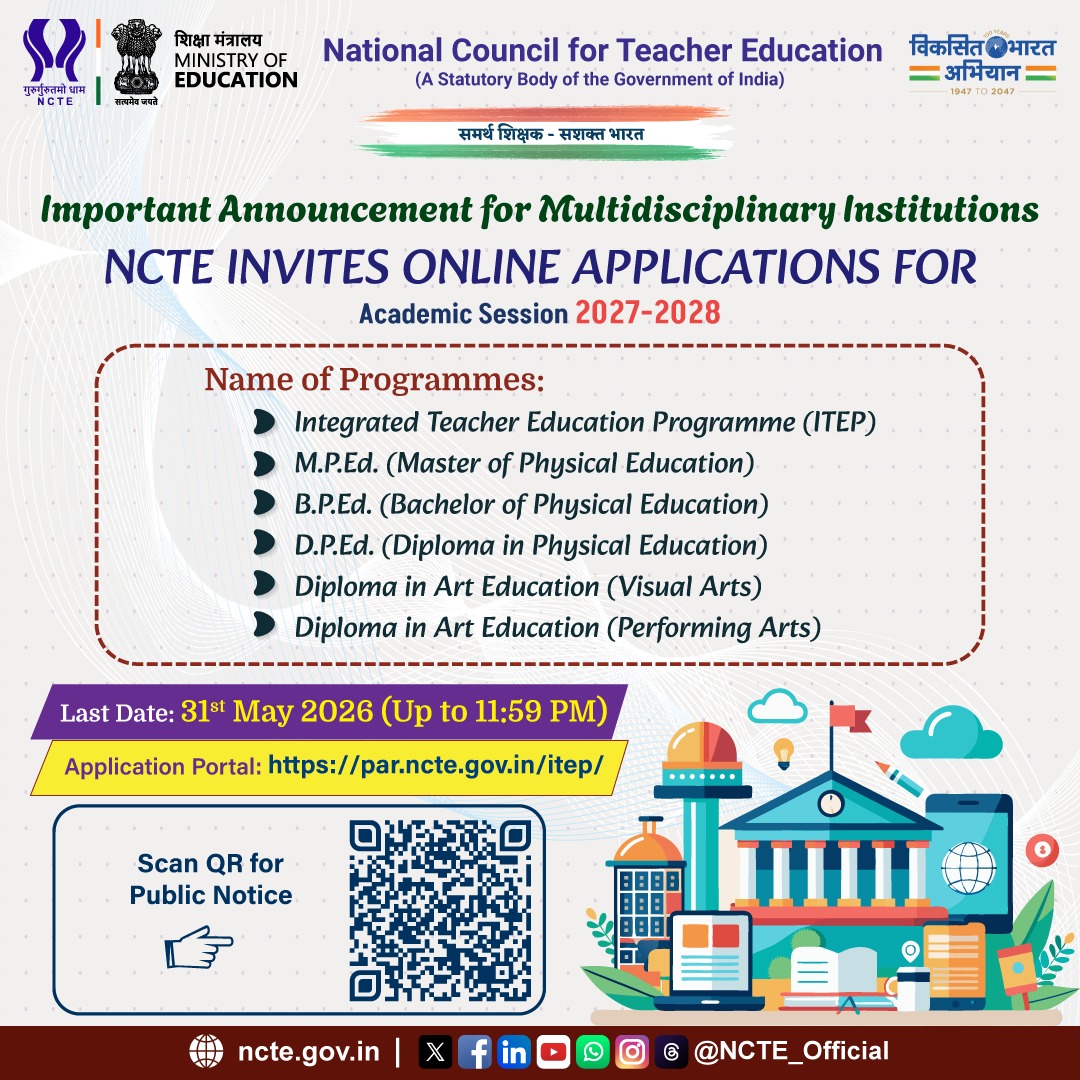 National Council for Teacher Education tweet media