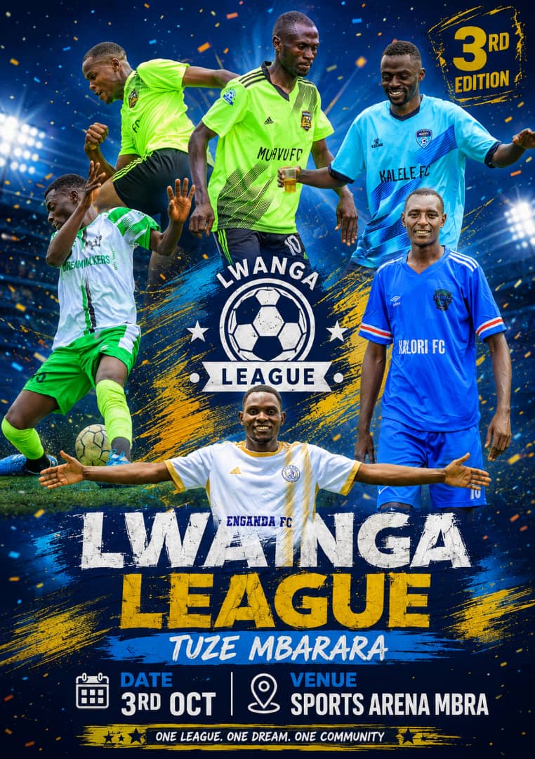kashekuro6032's tweet photo. The date and venue is set🔥🔥
Lwanga League presents
#Tuzembarara  Third edition 🥰💕. Believing in
One love, one dream, one community🙏
Come and be part of this journey on 3rd October 2026
@AllithGraphics 🫡 https://t.co/5ANZJLZiZV