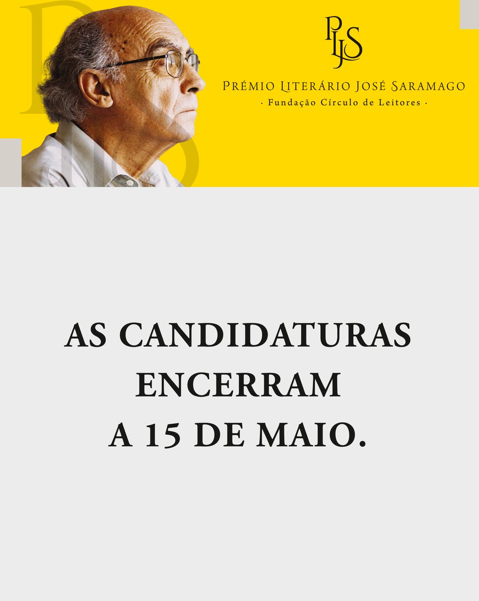 Prémio Literário José Saramago tweet media