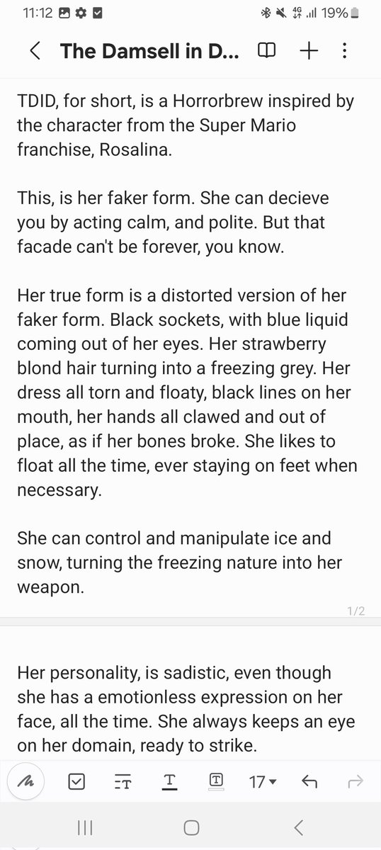 MFernandes58263's tweet photo. New Horrorbrew OC drop.
The Damsell in Distress.
Rosalina is my second favorite Mario character, so i enjoyed making her faker form and her lore.
Hope you enjoy.
#FreezingCold (her official tag)
#Horrorbrew https://t.co/d6IuOeOtYF