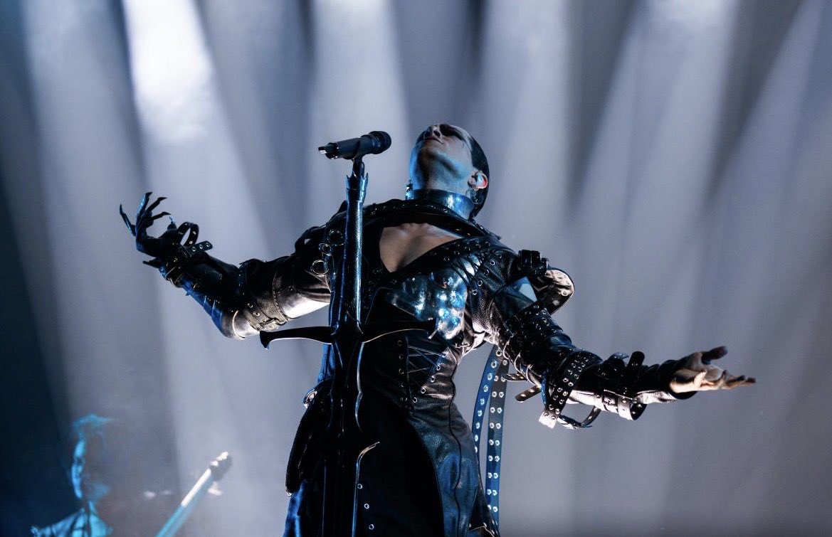iamxhunter's tweet photo. Lavina, the trophy is yours!!! 🇷🇸🖤🗡️ #Eurovision2026 #lavina https://t.co/7XNJnyOKdU