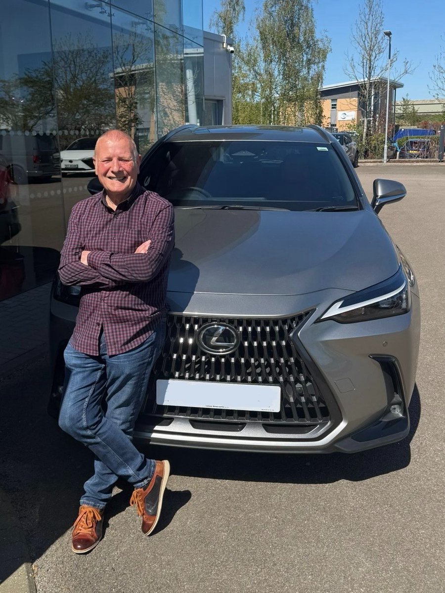 LexusTeesside's tweet photo. Excited to welcome Mr Sheldon to the Lexus Teesside family! Wishing you countless adventures in your new NX. Thanks to Joe for providing top-notch service. Enjoy the drive! 

#LexusTeesside #LexusNX https://t.co/RzO6RjC9TF