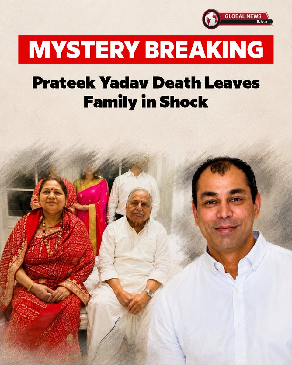 GNBInsight's tweet photo. A tragic loss that has left the family and many others in deep shock.
Questions continue to rise as the mystery around Prateek Yadav’s death unfolds. 

#PrateekYadav #BreakingNews #IndiaNews #MysteryCase #TrendingNow https://t.co/UmoUWCgAMa
