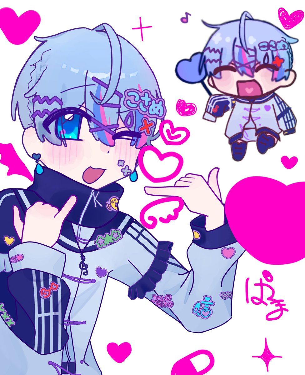 こさめ こさめくん描いてます！！！見てください！！！ 単体↓