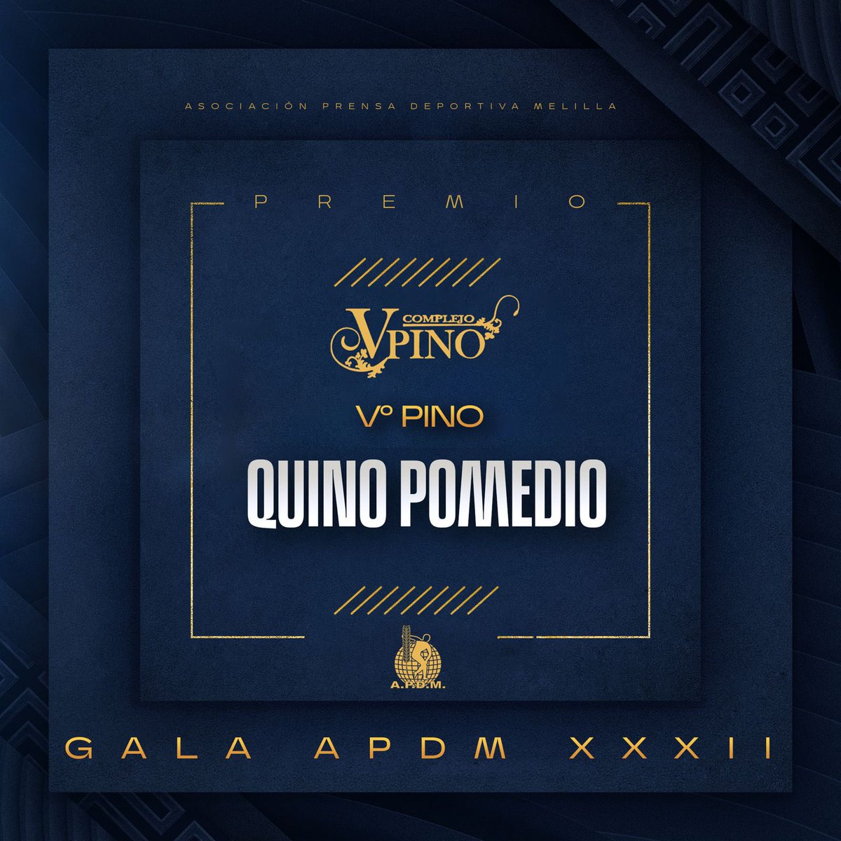 apdm_oficial's tweet photo. La APDM distinguirá a Quino Pomedio con el Trofeo Vº Pino durante la XXXII Gran Gala del Deporte APDM,

Este premio reconoce la trayectoria y el trabajo de personas que se han distinguido por su aportación al deporte en diferentes ámbitos, poniendo en valor su compromiso. https://t.co/MqeM7g2s2c