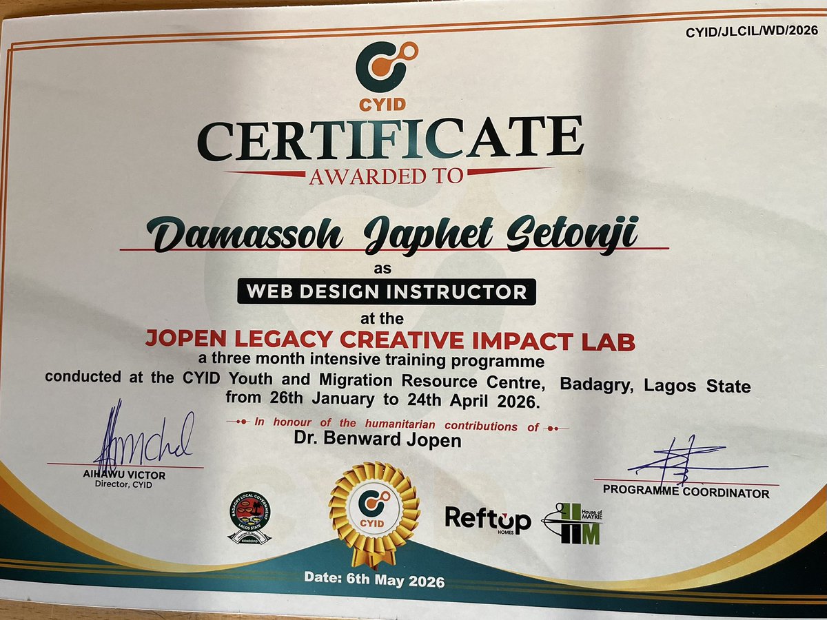 Japhet | Web Developer 🧑‍💻 tweet media