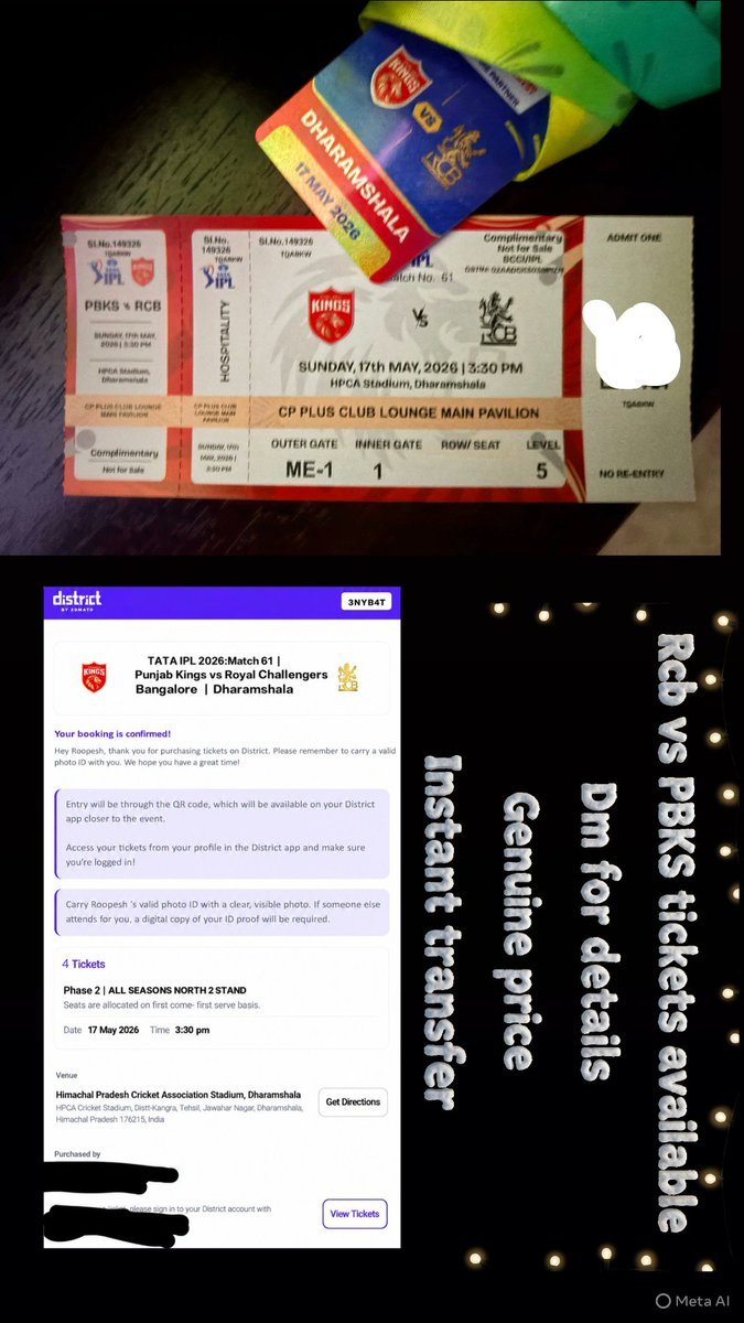 IPL tickets seller tweet media