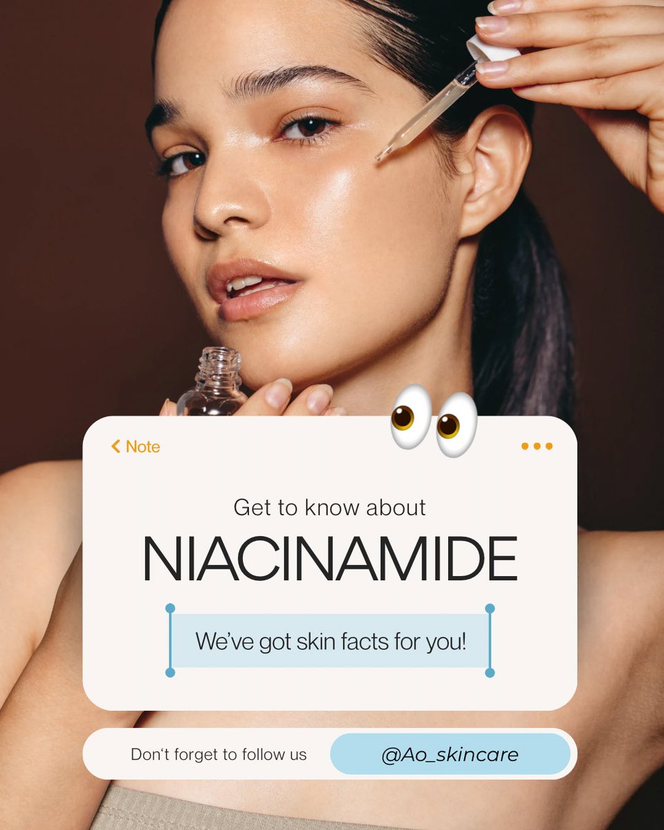 Ao_SkinCare's tweet photo. Hi fam! Everything about niacinamide that you should know! Did you know that it works perfectly for oily skin? I bet not!
Learn sth new from us today and get your niacinamide serums from us!
WhatsApp 0504019534 to place your orders!
#aoskincare #niacinamideserum #goodskin https://t.co/sGHqUODuap