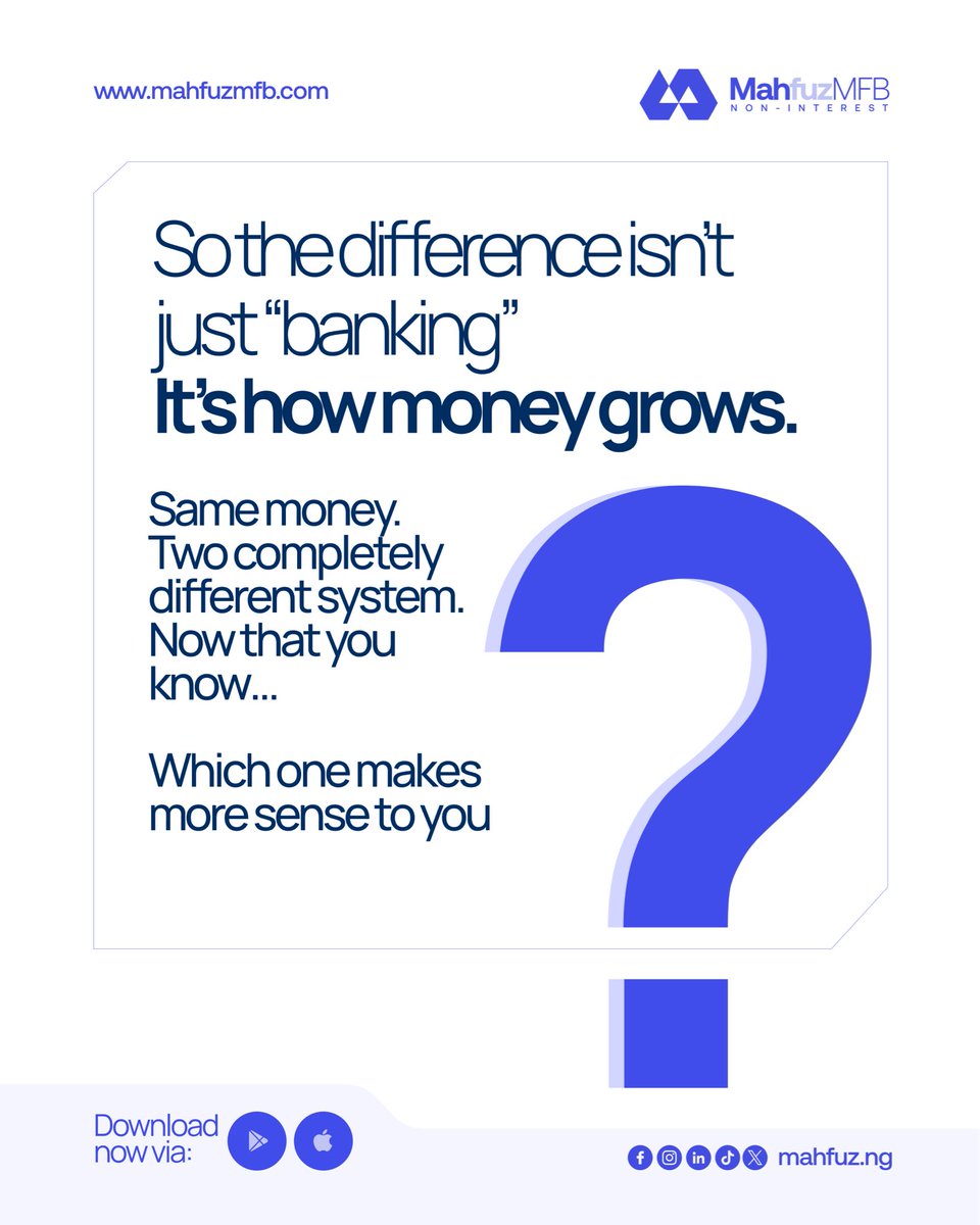 MahfuzNg's tweet photo. Two different banking,  here is how each works. 

#mafs #explore https://t.co/DNyZ61246G