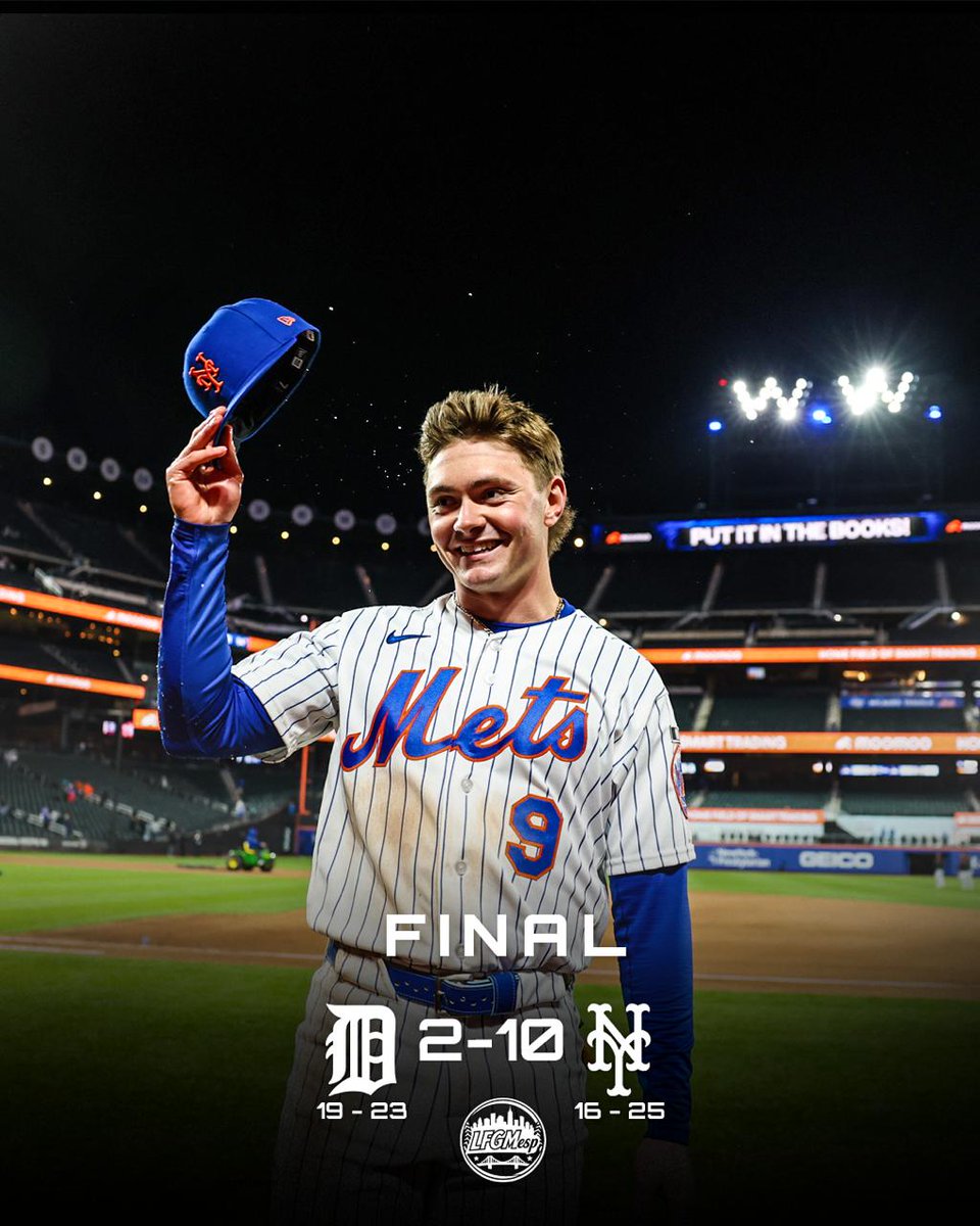 LFGM_esp's tweet photo. ¡VICTORIA!
Vaya estreno de A.J. Ewing. Tres boletos, un triple y dos impulsadas. Las buenas noticias, en este equipo, se valoran mucho más. Como agua en el desierto.
#LFGM #LFGMesp #LGM #MLB #MetsWin https://t.co/VVRzOfcEc0