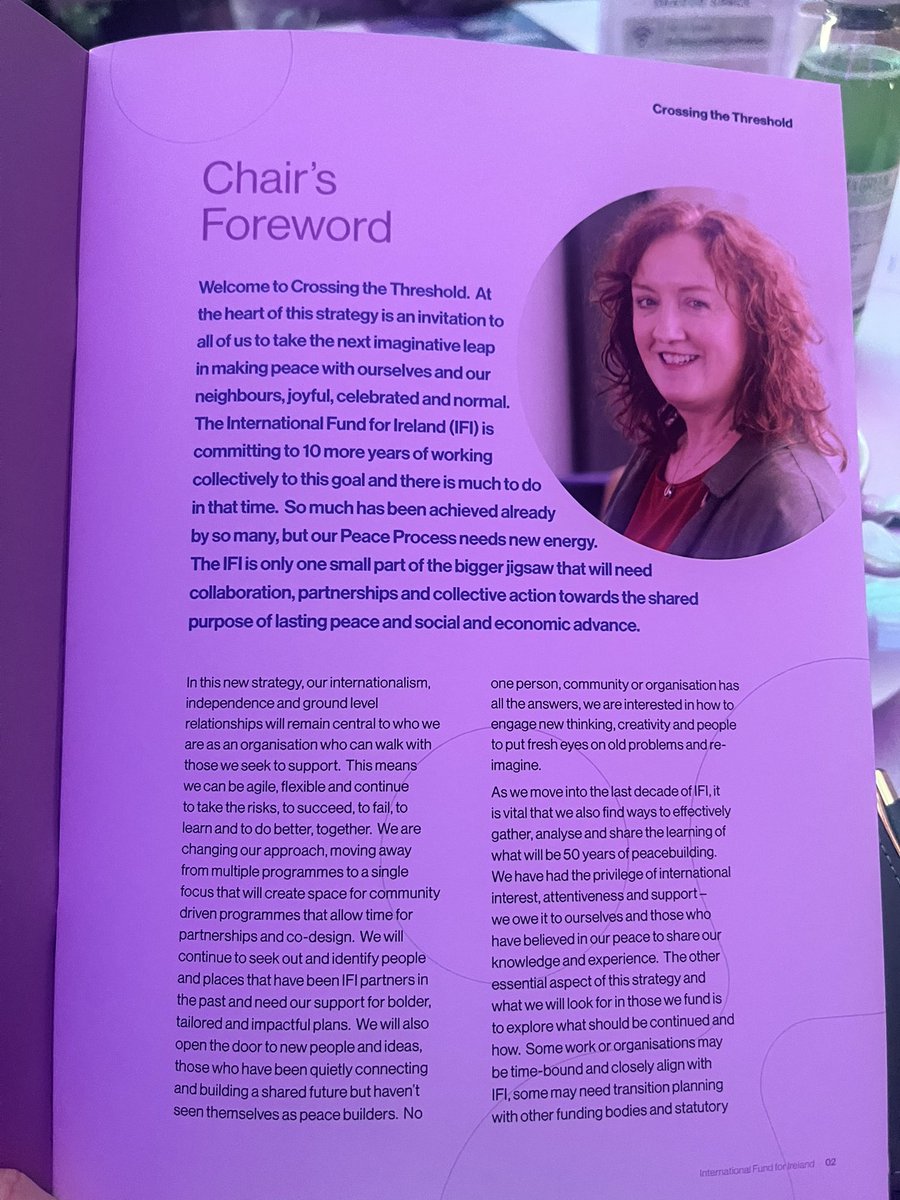 AmandaFBelfast's tweet photo. #IFI40 @FundforIreland celebration of 40 years  in Black Mountain Shared Space. Crossing the Threshold IFI Strategy 2026 - 2030. Stormont junior ministers reflecting on the importance of peace building. https://t.co/1BUTFCudm4
