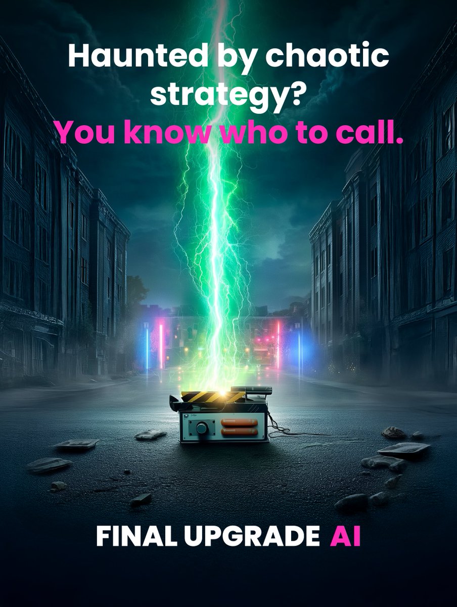KVP_Macro's tweet photo. Halfway through Q2, and the ghosts are getting louder.

Missed priorities.
Messy workflows.

What you’ve got is a chaotic system asking for clarity.

When you’re ready for an UPGRADE…
you know who to call.

Made with sugar + spice + all things nice by Creative Upgrade™ by Final Upgrade AI
