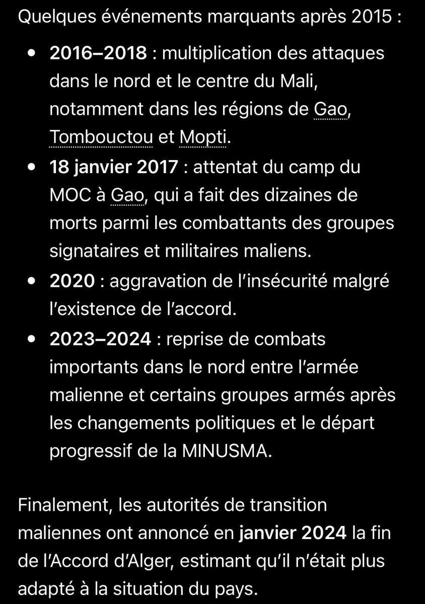Flosky_Traore's tweet photo. @konate90 @marayatta 2024 la fin de l’Accord d’Alger, estimant qu’il n’était plus adapté à la situation du pays. https://t.co/mQCGdoMJYk